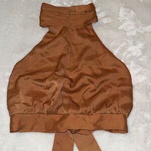 Princess Polly Tan Halter Top